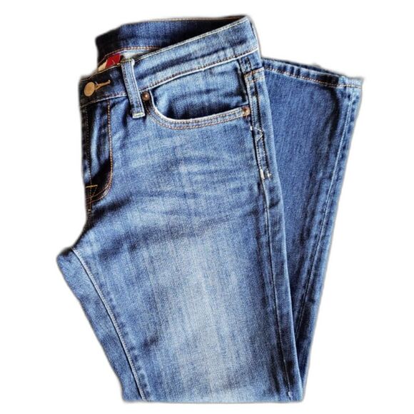 Lucky Brand Women Crop Jeans Blue Wash Size 4/27 - Picture 3 of 8